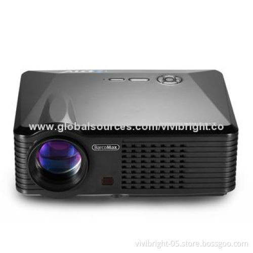 led beamer with 2*hdmi support full hd 1080p 800*480p 2500Lumens iphone ipad projector